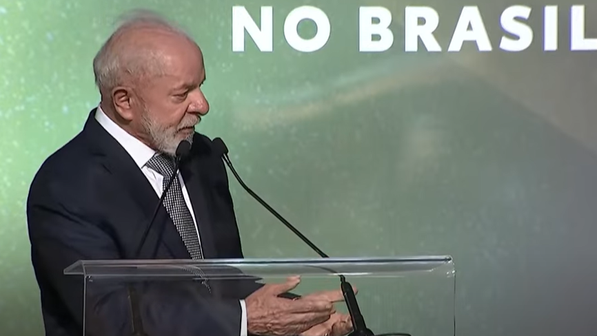 Presidente Lula durante evento em Sorocaba (SP)