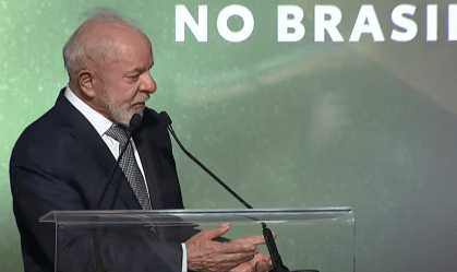 Presidente Lula durante evento em Sorocaba (SP)
