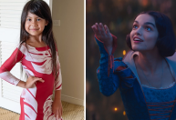 Atriz de "Lilo e Stitch" interage com Rachel Zegler, a nova Branca de Neve