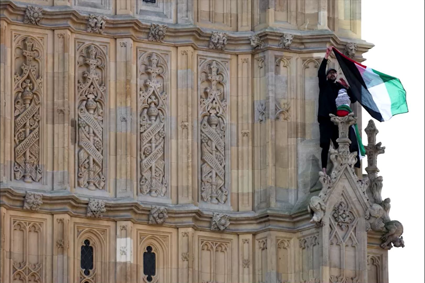 Manifestante em Londres