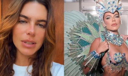 Mariana Goldfarb desabafa sobre fantasia no Carnaval: "7 kg nas costas"