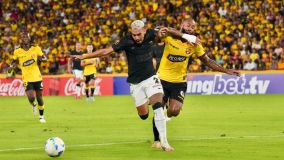 Lance de Barcelona x Corinthians, pela Libertadores