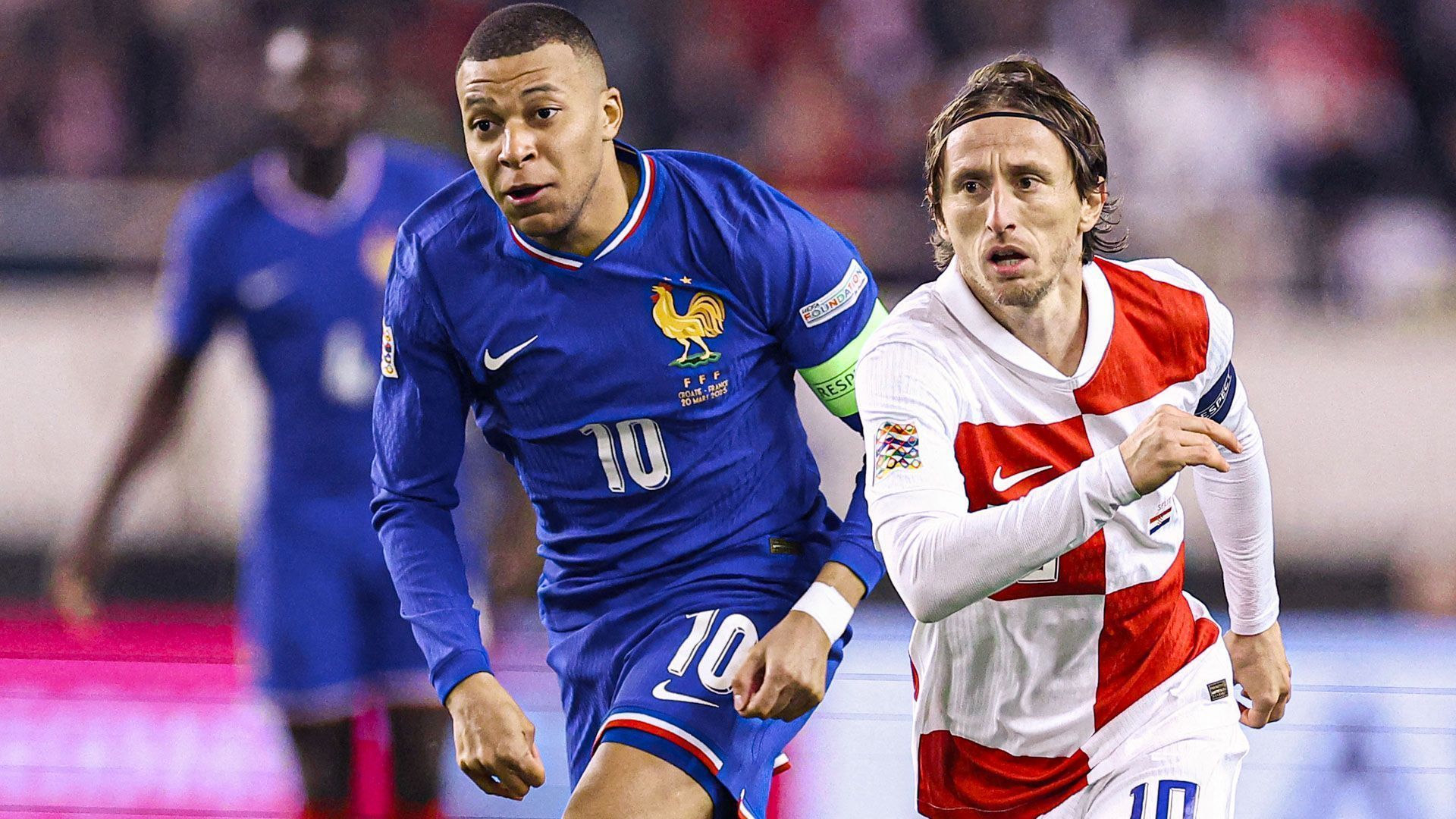 Mbappé e Modric disputam jogada na Nations League