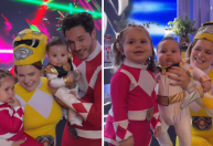 Viih Tube e Eliezer celebram 4º mês de Ravi com festa dos "Power Rangers"