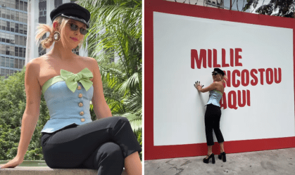 Após evento da Netflix, Millie Bobby Brown turista por São Paulo; veja