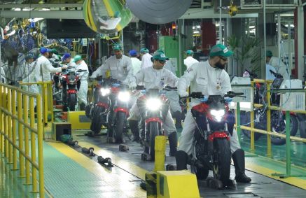 Produção de motos tem melhor resultado para o setor em 14 anos