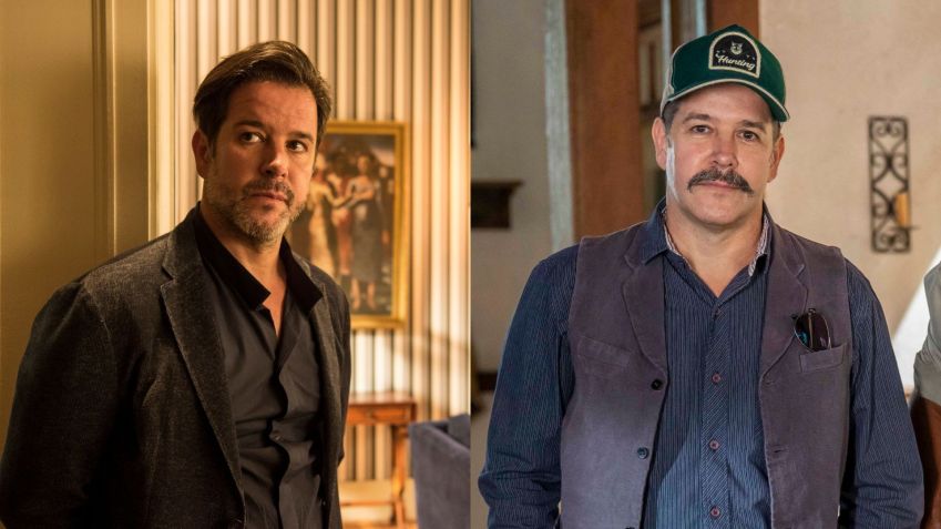 Murilo Benício como Raul e Tenório • Estevam Avellar e João Miguel Moura/TV Globo