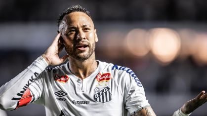 Neymar anotou um dos gols na vitória sobre o Red Bull Bragantino