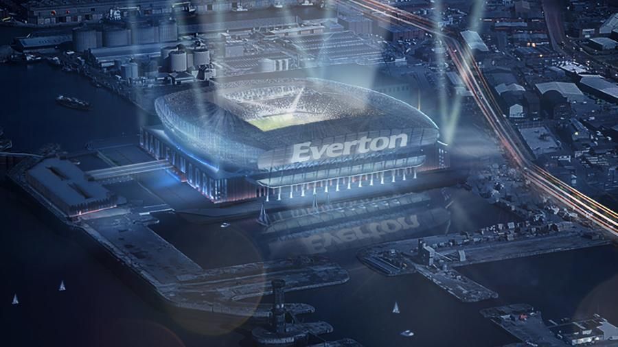 Projeto do novo estádio do Everton