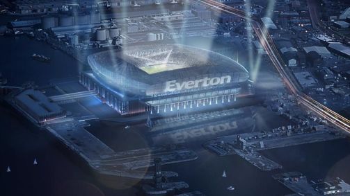 Projeto do novo estádio do Everton