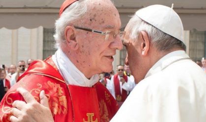 Papa com o hoje falecido Cardeal Dom Cláudio Hummes.