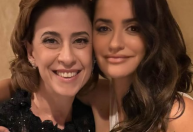 Penélope Cruz compartilha foto ao lado de Fernanda Torres no Oscar