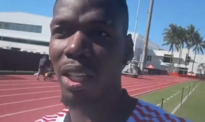Pogba aparece com a camisa do Flamengo e manda recado para ídolo brasileiro