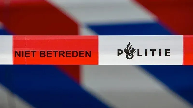 Faixa de isolamento da polícia da Holanda