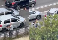 Policial atira contra suspeitos no meio do trânsito de SP; veja