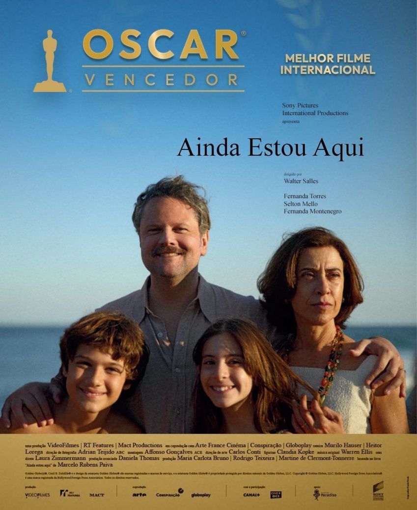 Novo pôster de "Ainda Estou Aqui" • Divulgação/Sony Pictures