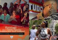 Preta Gil é homenageada por Ludmilla e Léo Santana no Carnaval