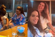 Preta Gil mostra jantar com Ivete, Bruna Marquezine, Fer Paes Leme e mais