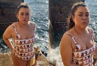 Preta Gil dá 1º mergulho no mar após alta: "Melhor do que eu sonhei"