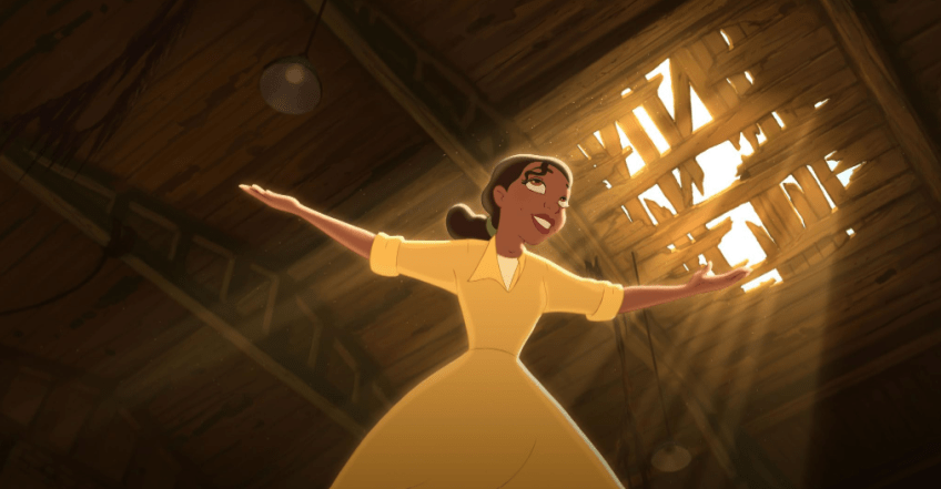 Tiana de "A Princesa e o Sapo" • Divulgação