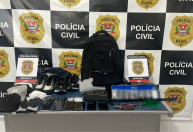 Trio especialista em furtos de agências bancárias é preso no litoral de SP