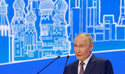 Presidente da Rússia, Vladimir Putin, em Moscou.