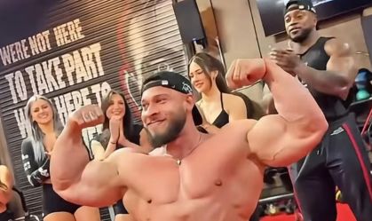 Ramon fez uma apresentação ao lado de Kevin Levrone