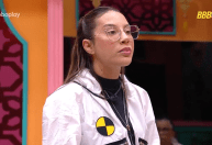 Renata briga com Aline após retorno à casa do BBB25: "A surucucu voltou"