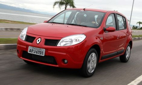 Renault Sandero 2007: hatch foi um dos carros mais populares do Brasil