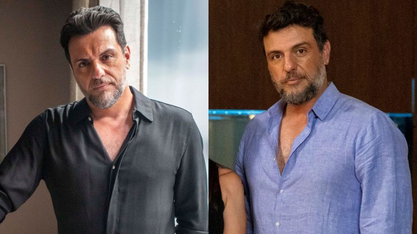 Rodrigo Lombardi como Moretti e Molina • Paulo Belote e Manoella Mello/TV Globo