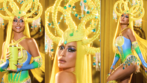 Sabrina Sato abre o Carnaval do Rio com look em homenagem a Fernanda Torres no Oscar