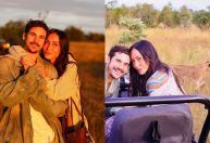 Sabrina Sato e Nicolas Prattes se declaram em lua de mel na África