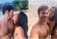 Sabrina Sato exibe tatuagem íntima em ilha paradisíaca com Nicolas Prattes