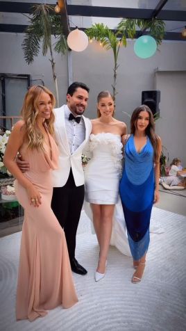Sarah Andrade e Thais Braz participam de casamento de Bil e Adriana • Instagram/Sarah Andrade