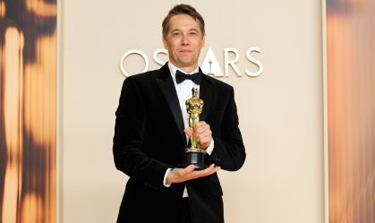 Sean Baker, de "Anora", na 97ª premiação do Oscar