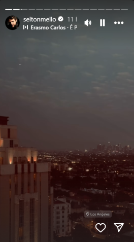 Selton Mello compartilhou que já está em Los Angeles, nos Estados Unidos • Instagram/Selton Mello