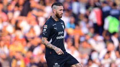 Sergio Ramos em partida do Monterrey