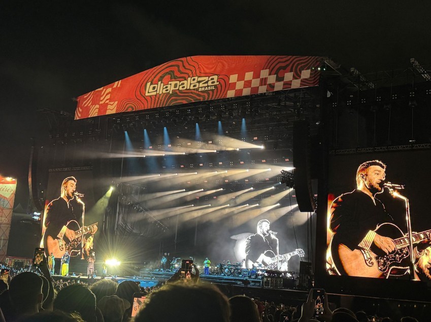 Justin Timberlake encerrou as apresentações do Palco Budweiser nesta edição do Lollapalooza • Nicoly Bastos/CNN