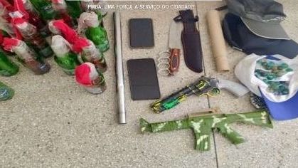 Torcedores são detidos com coquetéis molotov antes do Ba-Vi em Salvador