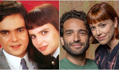 Solange e Afonso na versão original e remake de "Vale Tudo"
