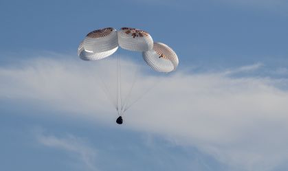 Como é a chegada de um astronauta à Terra?