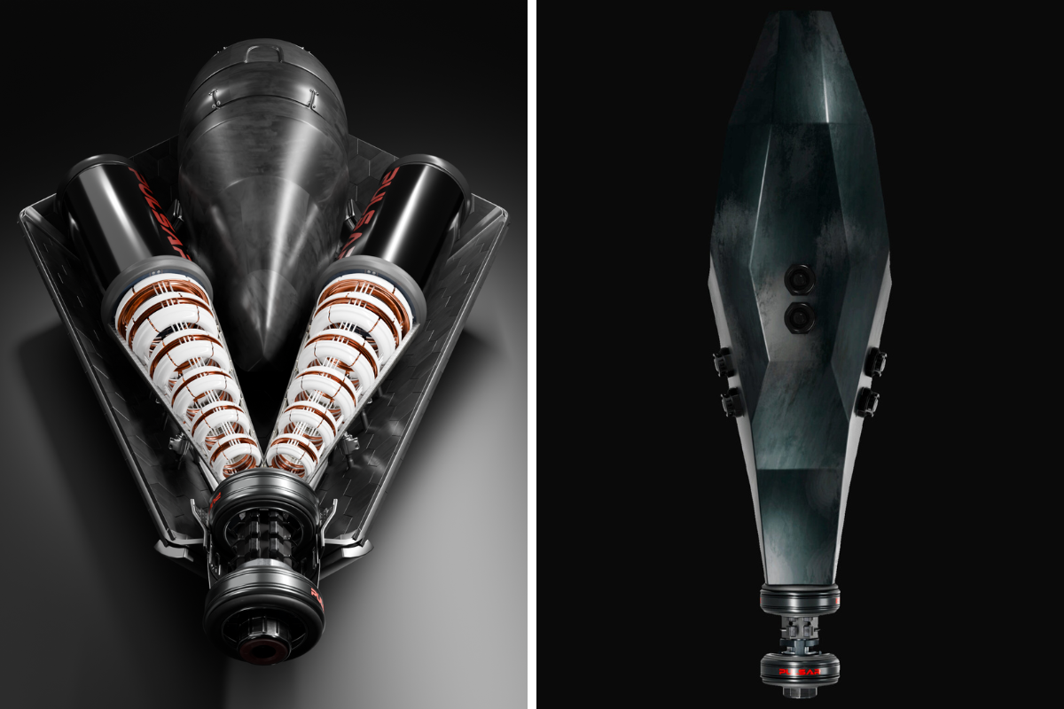 Foguete da Pulsar Fusion poderá ser utilizado em transporte de cargas, exploração de planetas e até mineração no espaço • Divulgação/Pulsar Fusion