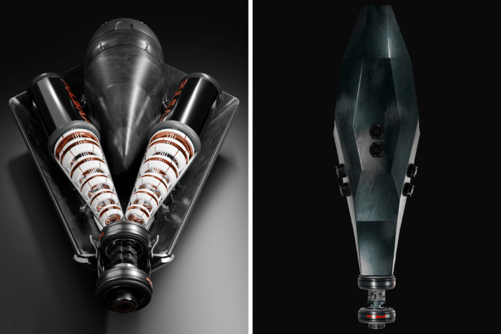 Foguete da Pulsar Fusion poderá ser utilizado em transporte de cargas, exploração de planetas e até mineração no espaço • Divulgação/Pulsar Fusion