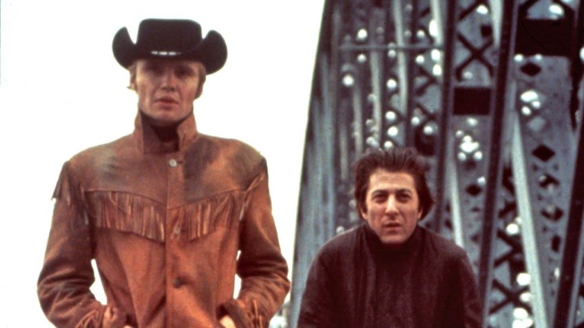 Jon Voight e Dustin Hoffman protagonizam "Perdidos na Noite" • Reprodução/MGM