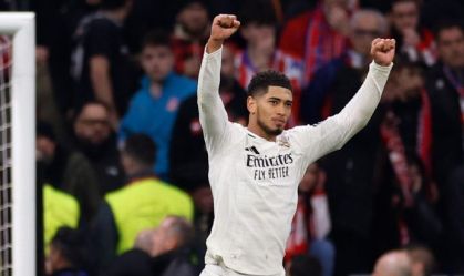 Bellingham comemora seu pênalti convertido pelo Real Madrid