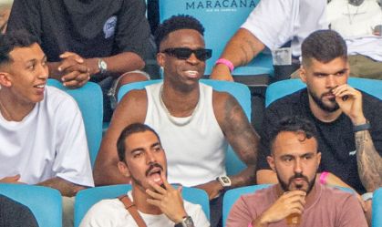 Vinicius Jr marca presença na final do Carioca entre Flamengo e Fluminense