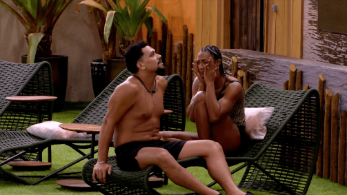 Vinicius e Aline, melhores amigos que entraram como uma dupla no BBB 25, se enfrentam no Paredão desta semana