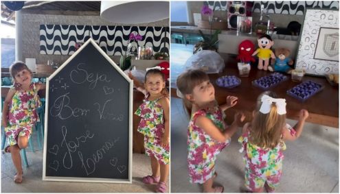 Filhas de Virginia recepcionam José Leonardo após internação
