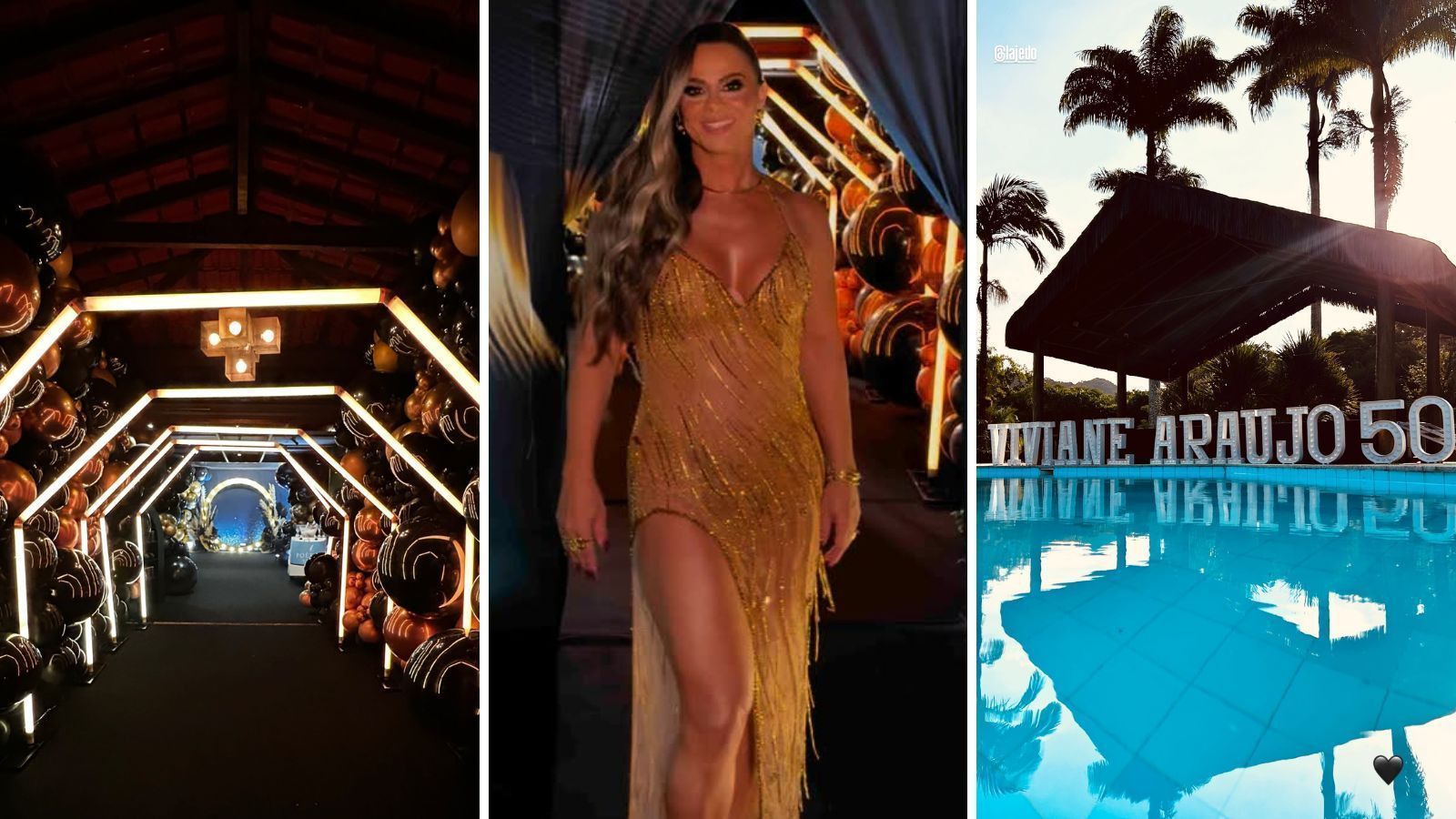 Viviane Araújo comemora 50 anos