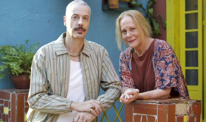 Marco (Guilherme Weber) e Ruth (Lucinha Lins) em "Volta Por Cima"